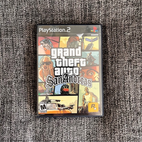 Sony Other - Grand Theft Auto San Andreas Sony Playstation 2 PS2 Game